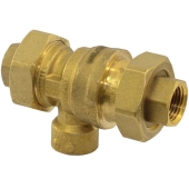 Zurn 1/2" Union FNPT Dual Check Backflow Preventer Valve w/ Atmospheric Vent - Image 1