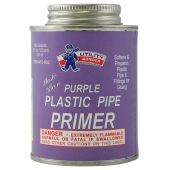 Utility 8 oz (1/2 pint) Purple PVC/CPVC Primer - Image 1