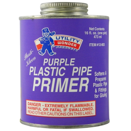 Utility 16 oz (1 pint) Purple PVC/CPVC Primer