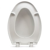 Bemis Bemis 1200E4 (White) Premium Plastic Soft-Close Elongated Toilet Seat - Image 2