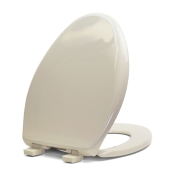 Bemis Bemis 1200E4 (Bone) Premium Plastic Soft-Close Elongated Toilet Seat - Image 4