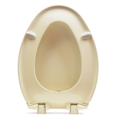 Bemis Bemis 1200E4 (Almond) Premium Plastic Soft-Close Elongated Toilet Seat - Image 2