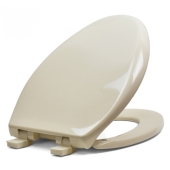 Bemis Bemis 1200E4 (Almond) Premium Plastic Soft-Close Elongated Toilet Seat - Image 4