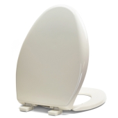Bemis Bemis 1200E4 (Biscuit/Linen) Premium Plastic Soft-Close Elongated Toilet Seat - Image 4