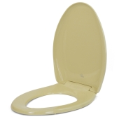 Bemis Bemis 1200SLOWT (Harvest Gold) Premium Plastic Soft-Close Elongated Toilet Seat - Image 3