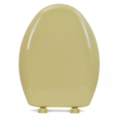 Bemis Bemis 1200SLOWT (Harvest Gold) Premium Plastic Soft-Close Elongated Toilet Seat - Image 1