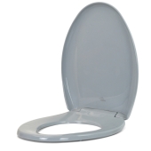 Bemis Bemis 1200SLOWT (Country Grey) Premium Plastic Soft-Close Elongated Toilet Seat - Image 3