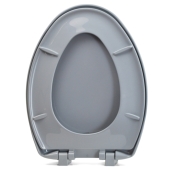 Bemis Bemis 1200SLOWT (Country Grey) Premium Plastic Soft-Close Elongated Toilet Seat - Image 2