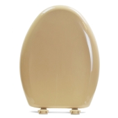 Bemis Bemis 1200SLOWT (Sand) Premium Plastic Soft-Close Elongated Toilet Seat - Image 1