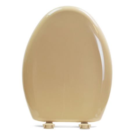 Bemis Bemis 1200SLOWT (Sand) Premium Plastic Soft-Close Elongated Toilet Seat