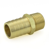 BrassCraft 3/4" Hose Barb x 1/2" MIP Brass Adapter, Lead-Free - Image 1