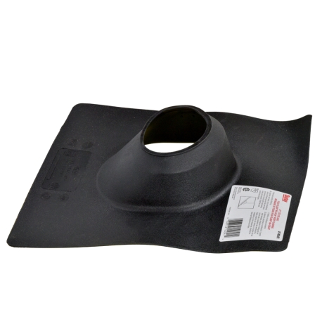 Oatey 4" Pipe, Flex-Flash No-Calk Pitched Roof Chimney/Vent Flashing, 11.5" x 14" base