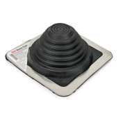 Oatey 1/4" - 5-3/4" dia. Pipe, Master Flash Profiled/Corrugated Metal Roof Flashing, 8" x 8" base - Image 1