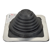 Oatey 1/4" - 5-3/4" dia. Pipe, Master Flash Profiled/Corrugated Metal Roof Flashing, 8" x 8" base - Image 2