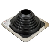 Oatey 2-3/4" - 7" dia. Pipe, Master Flash Profiled/Corrugated Metal Roof Flashing, 10" x 10" base - Image 1