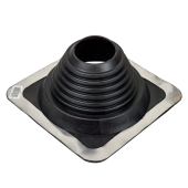 Oatey 4" - 8-1/4" dia. Pipe, Master Flash Profiled/Corrugated Metal Roof Flashing, 11" x 11" base - Image 1