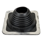 Oatey 4" - 8-1/4" dia. Pipe, Master Flash Profiled/Corrugated Metal Roof Flashing, 11" x 11" base - Image 2