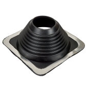 Oatey 4-3/4" - 10" dia. Pipe, Master Flash Profiled/Corrugated Metal Roof Flashing, 12" x 12" base - Image 1