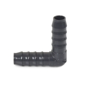 Spears 1/2" Barbed Insert 90° PVC Elbow, Sch 40, Gray - Image 2