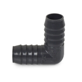 Spears 1" Barbed Insert 90° PVC Elbow, Sch 40, Gray - Image 2