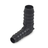 Spears 3/4" x 1/2" Barbed Insert 90° Reducing PVC Elbow, Sch 40, Gray - Image 1