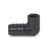 Spears 1" Barbed Insert x 1/2" Female NPT 90° PVC Reducing Elbow, Sch 40, Gray - Image 2