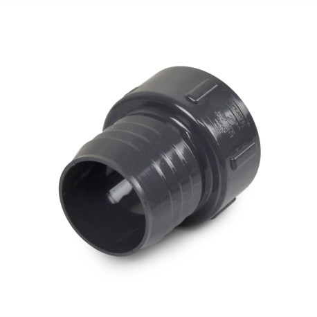 Spears 2" Barbed Insert x 2" Female NPT Threaded PVC Adapter, Sch 40, Gray