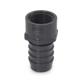 Spears 1" Barbed Insert x 3/4" Female NPT Threaded PVC Reducing Adapter, Sch 40, Gray - Image 2