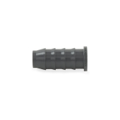 Spears 1/2" Barbed Insert PVC Plug, Sch 40, Gray - Image 2