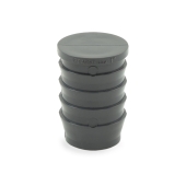 Spears 1" Barbed Insert PVC Plug, Sch 40, Gray - Image 3