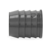 Spears 1-1/4" Barbed Insert PVC Plug, Sch 40, Gray - Image 2