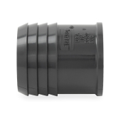 Spears 1-1/2" Barbed Insert PVC Plug, Sch 40, Gray - Image 2