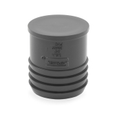 Spears 1-1/2" Barbed Insert PVC Plug, Sch 40, Gray - Image 3