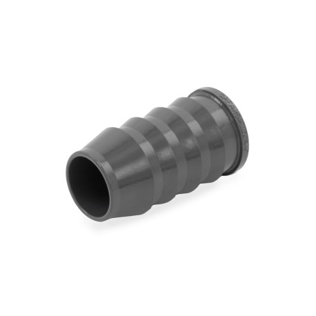 3/4" Barbed Insert PVC Plug, Sch 40, Gray Spears