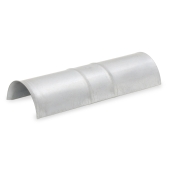 PHD #3 Self-Centering Insulation Support Shield, fits 2-1/2" Hanger, 2-7/8" ID x 8" long, Galvanized - Image 2
