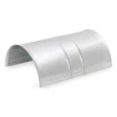 PHD #8 Self-Centering Insulation Support Shield, fits 5" Hanger, 5-5/8" ID x 8" long, Galvanized - Image 2