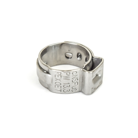 Oetiker 3/8" PEX Grip (No-Slip) Stainless Steel Cinch Clamps SSC (100/bag)