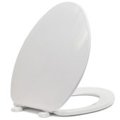 Bemis Bemis 170 (White) Economy Plastic Elongated Toilet Seat - Image 4