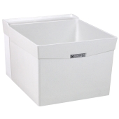 Mustee 20" x 24" x 14.38" Utilatub Laundry Sink/Tub, Single Compartment, Wall-Mount, DuraStone - Image 1