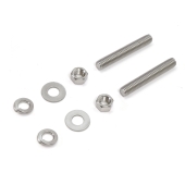 Bemis Bemis 1900SS Commerical Plastic Elongated Toilet Seat w/ Self-Sustaining Stainless Steel Hinges, Heavy-Duty - Image 5