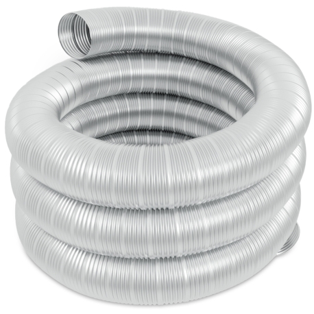 Z-Flex Z-Vent 2" Flexible Aluminum Duct (Fresh Air Intake), sold by ft