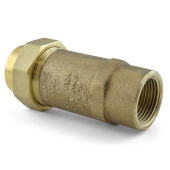 Zurn 1" FNPT x Union FNPT Dual Check Valve (Lead-Free) - Image 2