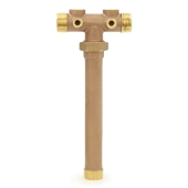Boshart 1-1/4" MPT x 13" Union Brass Well Tank Tee (Lead-Free) - Image 2