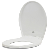Bemis Bemis 200E4 (White) Premium Plastic Soft-Close Round Toilet Seat - Image 3