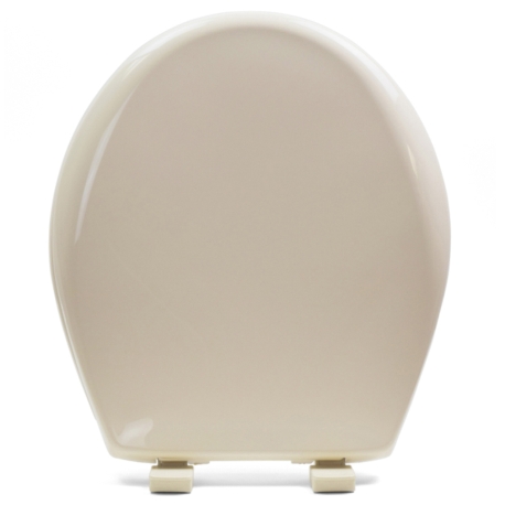 Bemis Bemis 200E4 (Bone) Premium Plastic Soft-Close Round Toilet Seat
