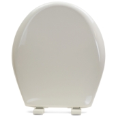 Bemis Bemis 200E4 (Biscuit/Linen) Premium Plastic Soft-Close Round Toilet Seat - Image 1