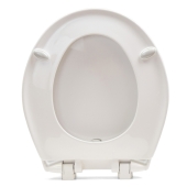 Bemis Bemis 200E4 (Cotton White) Premium Plastic Soft-Close Round Toilet Seat - Image 2