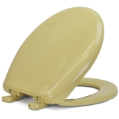 Bemis Bemis 200SLOWT (Harvest Gold) Premium Plastic Soft-Close Round Toilet Seat - Image 4