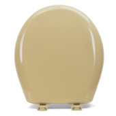 Bemis Bemis 200SLOWT (Sand) Premium Plastic Soft-Close Round Toilet Seat - Image 1