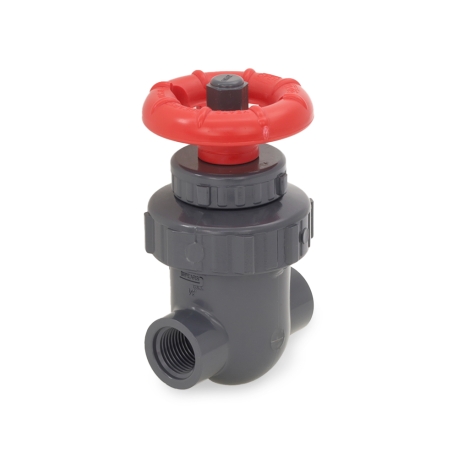 Spears 1/2" PVC (Sch 80) Gate Valve, FIP Threaded